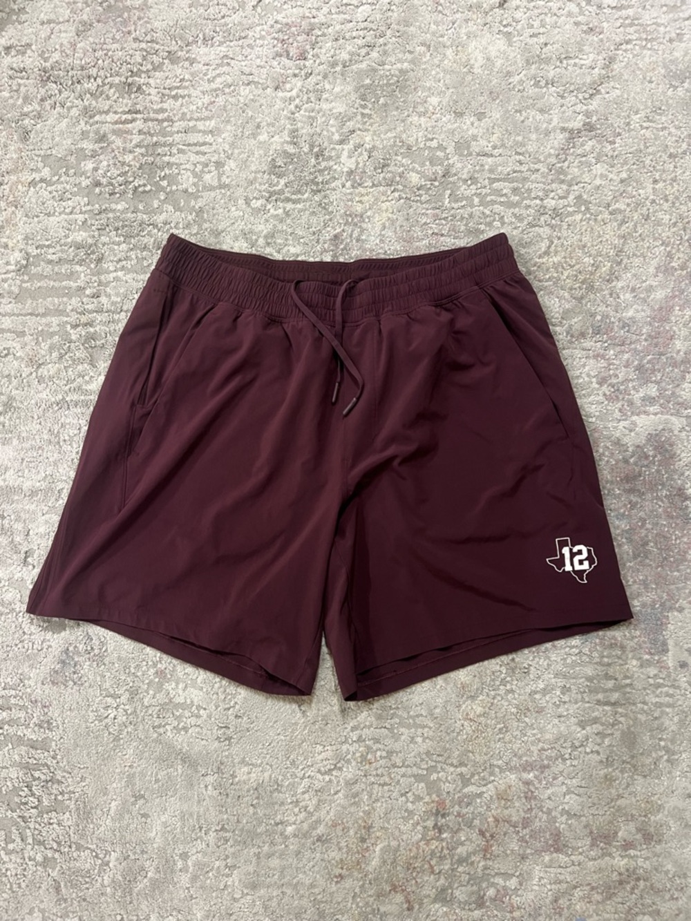 lululemon Men's Deep Burgundy Athletic Shorts